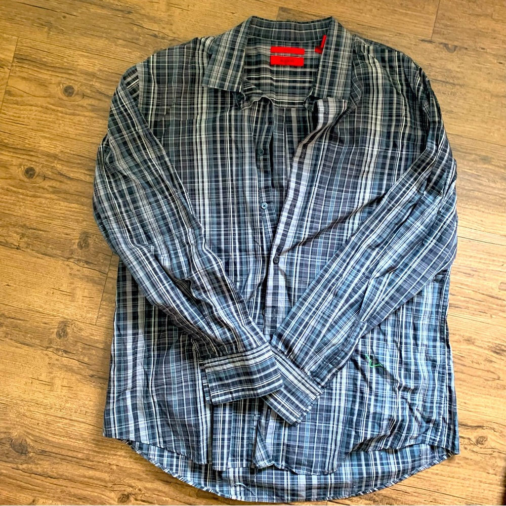 Men’s Fitted XXL long sleeve button down